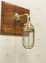 Nautical Home Decoration Maritime New Antique Solid Brass Swan Neck Wall Light - £119.64 GBP