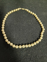 9&quot; Fake Pearl Necklace Dressy Costume Fauxe - £7.47 GBP