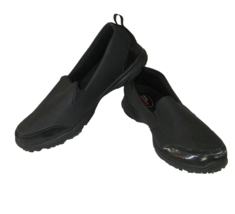 Safe T Step Loafer Shoes Oil Slip Resistant Slip On Black Comfort Mens Size 13W - £19.76 GBP