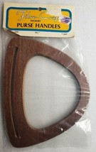 Vintage Fibre-Craft Wood Purse Handles 1 Pair 10.5&quot; 2899 - $17.81