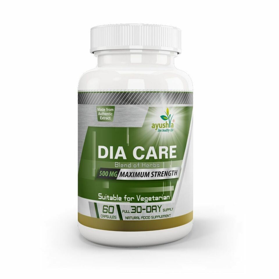 Dia Care Capsule 500mg Extract Vegan Capsules - $10.03+
