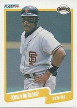 1990 Fleer Box Card Kevin Mitchell 21 Giants VG - £0.78 GBP