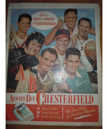 Chesterfield With The Kings of Sports  Print Magazine Ad 1947  - £5.56 GBP