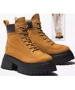 Timberland Women&#39;s Sky 6-Inch Lace Up Boot Combat Boots, Size 6.5 Wheat ... - $87.80 CAD