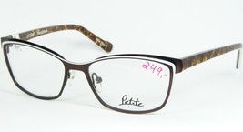 Jf Rey Petite PM019 9010 Brown /WHITE Eyeglasses Glasses 51-15-142mm Hand Made - £139.62 GBP