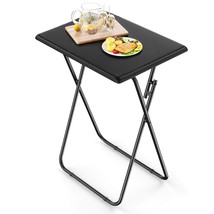 Folding Tv Tray Table - Fully Assembled Tv Table For Eating On The Couch, Stable - £58.98 GBP