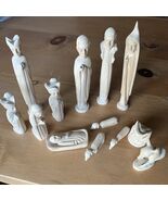 Tanzania 10 Piece Hand Carved Nativity Jacaranda Wood - €77,74 EUR