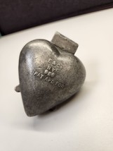 Antique Pewter Eppelsheimer E &amp; Co New York ICE CREAM MOLD Heart #956 18... - $65.54