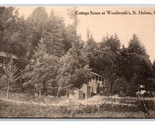 Cottage Scene Woodworth&#39;s Hotel S.Helena California Ca DB Cartolina U23 - $10.20