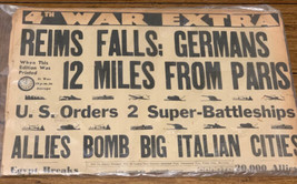 WWII Los Angeles Evening Harold Express Newspaper 6/12/1940 Germans In Paris EG - £10.31 GBP