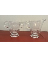 Midnight Rose Cream &amp; Sugar By Fostoria. Retired Pattern Excellent Condi... - $557.31 MXN