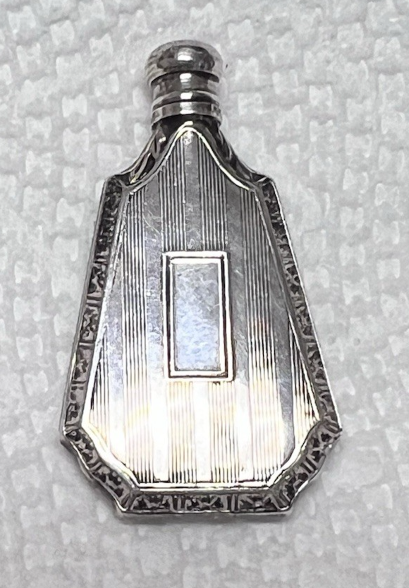 Antique Webster Sterling Miniature Perfume Scent Bottle with Dauber Item image 2