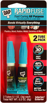 Dap Rapid Fuse All Purpose Glue Twin Pack-.1Oz - £10.17 GBP