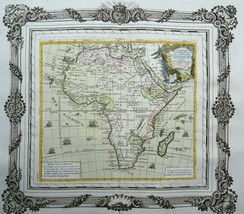 Africa, map L. C. Desnos / M. Brion, 1766, L&#39;Afrique Dressée pour L&#39;etude.. - £148.82 GBP