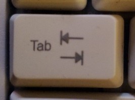 Tab Key Only For Micro Innovations Keyboard Replacement 1 Piece - £9.30 GBP