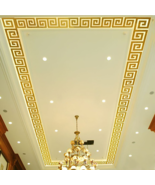 3D Mirror Wall Sticker Building Border Wall Art Home Decor Self Adhesive... - $303.91 MXN