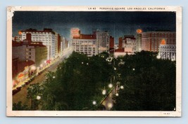 Night View Hollywood Boulevard Hollywood California CA UNP WB Postcard M1 - $3.91