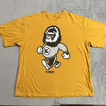Vintage G-Unit 50 Cent Gorilla Unit Ape T Shirt 2XL Yellow Rap Hip Hop Guerilla - £53.29 GBP