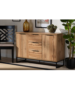 Addison Industrial Walnut-2-Drawer Dining Room Server - $8,375.42 MXN