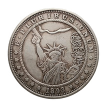 HB(260)US Hobo Nickel Morgan Dollar Silver Plated Copy Coin - £7.98 GBP