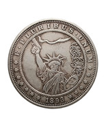 HB(260)US Hobo Nickel Morgan Dollar Silver Plated Copy Coin - £7.81 GBP