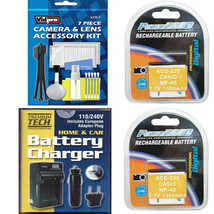 2X LB-060 Battery + Charger for Kodak PIXPRO AZ522, AZ521, AZ501, AZ361,... - £19.76 GBP