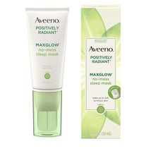 Aveeno Positively Radiant Maxglow No-Mess Sleep Mask 1.7 oz. - £6.85 GBP