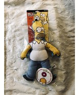 The Simpsons Homer Simpson &quot;SOFT DOG TOY&quot; by KELLYTOY &amp; Collectable Pin ... - $457.68 MXN