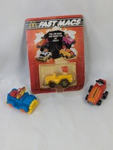 McDonalds Fast Macs Mini Pull Back Lot of 3 1985 1993 - $9.95