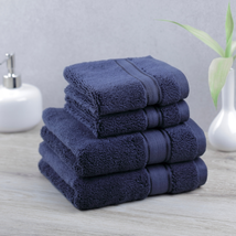 Purely Indulgent 4-Piece Egyptian Cotton Hand Towel and Washcloth Set - £35.52 GBP+