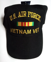 Vietnam Veteran US Air Force Service Ribbon Embroidered Logo Military Hat Cap - £3.98 GBP