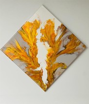 Pam Davidson Flame Of Love H/S Original Abstract Pour Linen Art-
show origina... - £251.60 GBP