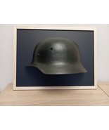 German WW2 era half helmet M35- wall plaque - wall art - plastic replica - $115.45 CAD