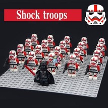 21pcs/set Darth Vader Commanded Imperial Shock troopers Star Wars Minifigures - £25.91 GBP