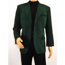 Men's Zacchi Sport Coat Patch Elbow Chenille Velveteen Bryan Green 74524 image 2