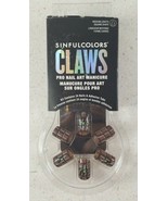 Sinfulcolors CLAWS Pro Nail Art Med. Length #2727 &quot;Hands off my Chocolat... - $11.62
