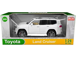 Toyota Land Cruiser White 1/24 Diecast Car - £33.22 GBP