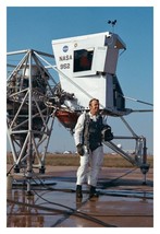 Alan Shepard Next To Lltv For Apollo 14 Training 4X6 Photograph Reprint - $7.97