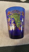 Florida State Shot Glass~Blue Glass - $108.38 MXN