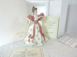 Lenox Porcelain Figurine First Waltz American Fashion Coa Boxed 8.5&quot;H - £22.90 GBP