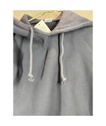 Outdoor Voices Teddy Cotton Hoodie Sweatshirt Basalt Dark Gray Mens Sz L... - $91.05 CAD