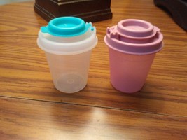 Mini Tupperware salt and pepper shakers - £11.38 GBP