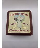Hershey's Pure Milk Chocolate Tin Vintage Ed. #2 w/original candy wrappe... - $24.40