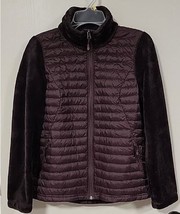 *32 Degrees Heat Womens Small Purple Zip Fleece Down Jacket - £14.03 GBP