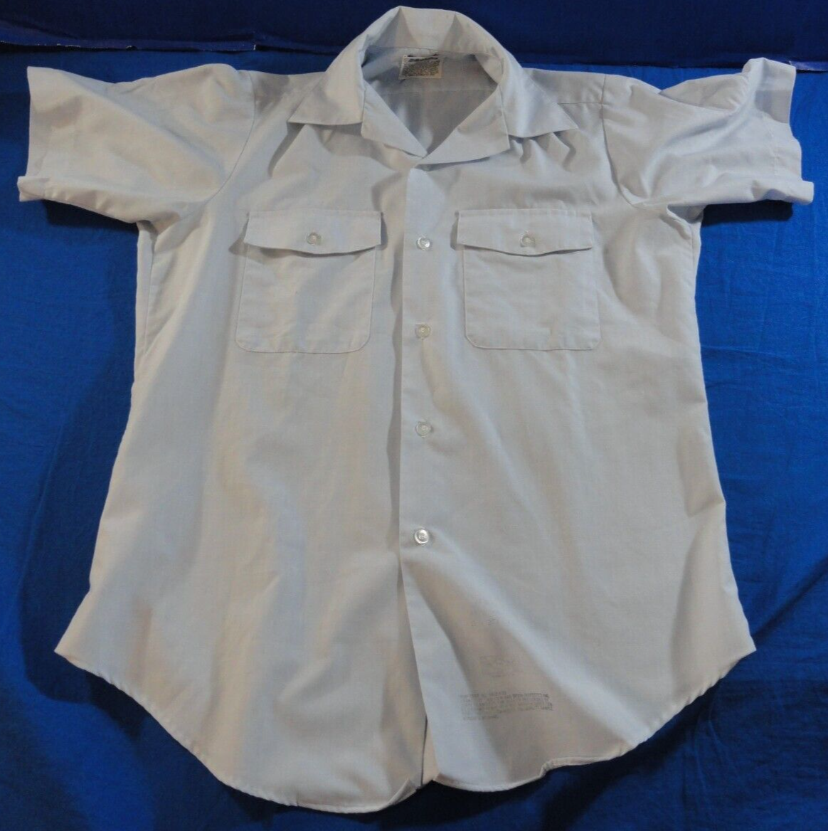 USAF US AIR FORCE REGULATION MENS SHORT SLEEVE UNIFORM DRESS SHIRT SIZE  15 - $24.29