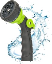 Garden Hose Spray Nozzle, Water Sprayer with 8 Adjustable Patterns - £10.59 GBP