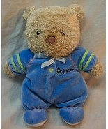 Carter&#39;s Child of Mine ALLSTAR TEDDY BEAR RATTLE 8&quot; BABY Plush STUFFED A... - $20.47 CAD