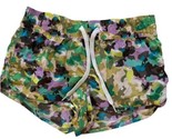 OP Swim Shorts Girls Size Small 3-5   Green Purple Blue Camouflage - $5.37