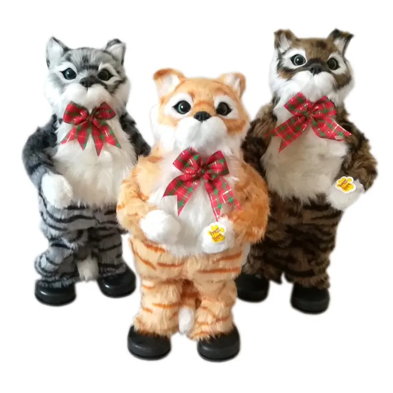 30cm New Year Christmas Toys For Children Gift Electronic Pet cat Brinquedos - £30.32 GBP