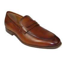 Men's Shoes Steve Madden Soft Leather upper Slip On Penny Acheron Brandy image 2